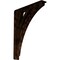 Ekena Millwork Nevio Wrought Iron Bracket, (Triple center brace), Antiqued Copper 2"W x 12"D x 15"H BKTM02X12X15TNEACO - alternate 1